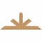 Ekena Millwork Saratoga Timber Gable Bracket, Western Red Cedar, 60"W x 25"H x 1 1/2"D x 5 1/2"F, 10/12 Pitch GBW060X25X0206SAR00SWR - alternate 1